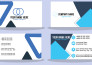 create a modern minimalist and simple business card design